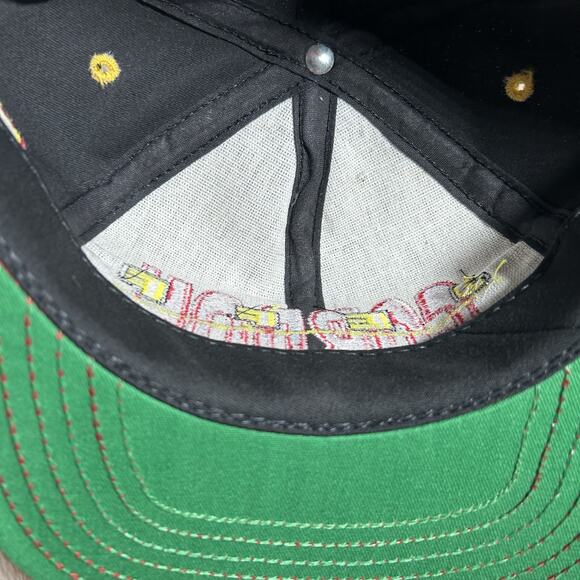 Vintage Jeff Gordon NASCAR Hat Snapback Racing Winston‎ Black Cap Made in USA - Picture 5 of 8